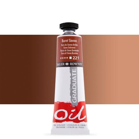 Daler Rowney Graduate Yağlı Boya Oil Color 38ml Burnt Sienna 117038221