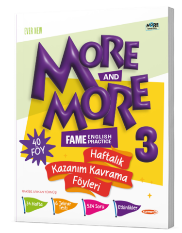 More&More 3. Sınıf Haftalık Kazanım Kavrama Föyleri 40 Föy