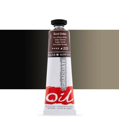 Daler Rowney Graduate Yağlı Boya Oil Color 38ml Burnt Umber 117038223
