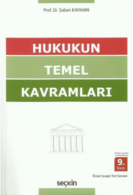 Hukukun Temel Kavramları - Prof. Dr. Şaban Kayıhan