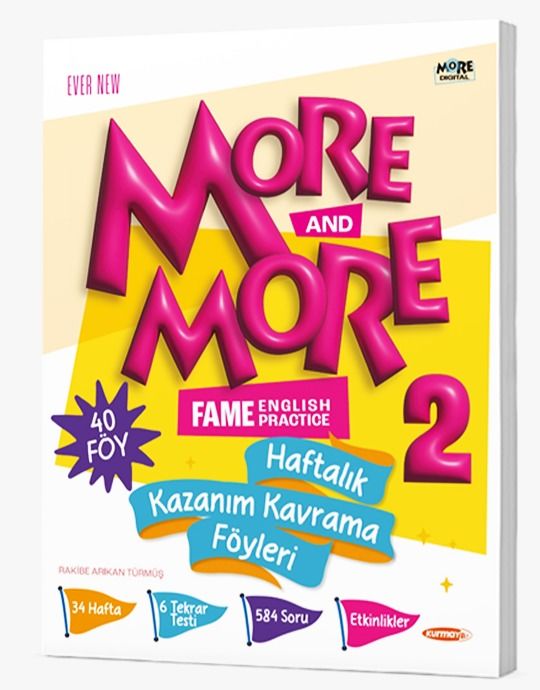More&More 2. Sınıf Haftalık Kazanım Kavrama Föyleri 40 Föy