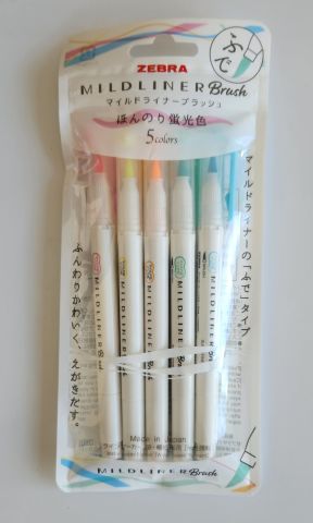 Mildliner Fırça Uçlu + Fosforlu Kalem Çift Uç WFT8-5C-N