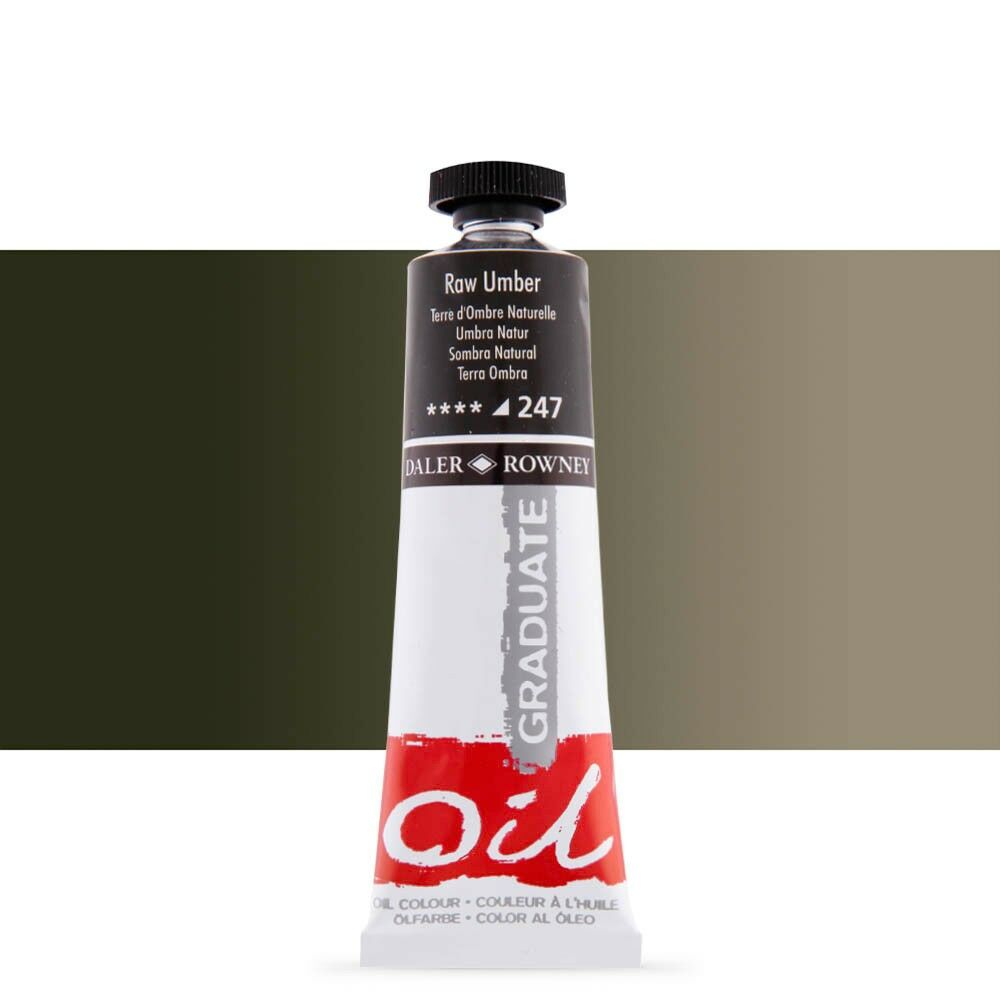 Daler Rowney Graduate Yağlı Boya Oil Color 38ml Raw Umber 117038247