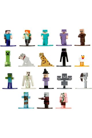 JadaMinecraft 4cm W12 Nanofigures Seti