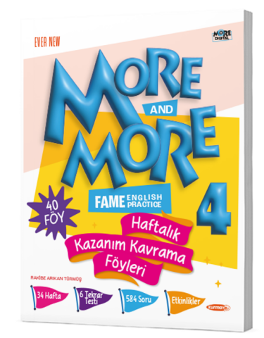 More&More 4. Sınıf Haftalık Kazanım Kavrama Föyleri 40 Föy
