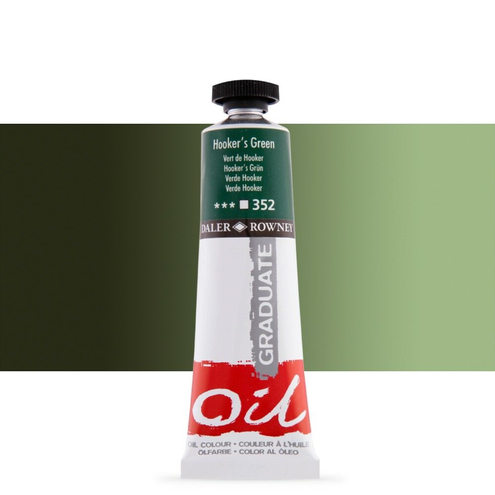 Daler Rowney Graduate Yağlı Boya Oil Color 38ml Hooker's Green 117038352