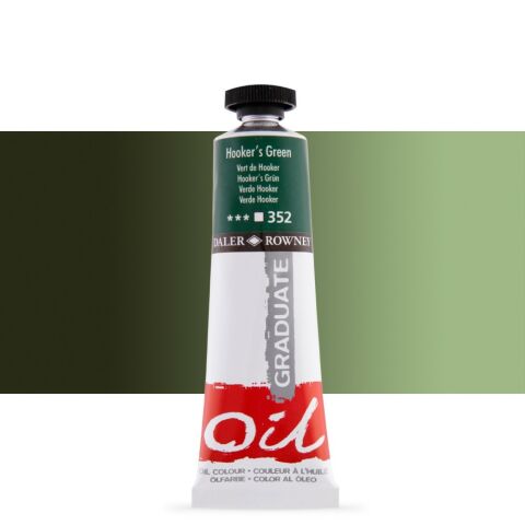 Daler Rowney Graduate Yağlı Boya Oil Color 38ml Hooker's Green 117038352