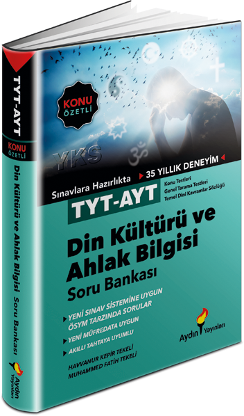 Aydın Yayınları TYT-AYT Din Kültürü ve Ahlak Bilgisi Konu Özetli Soru Bankası