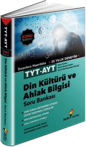 Aydın Yayınları TYT-AYT Din Kültürü ve Ahlak Bilgisi Konu Özetli Soru Bankası