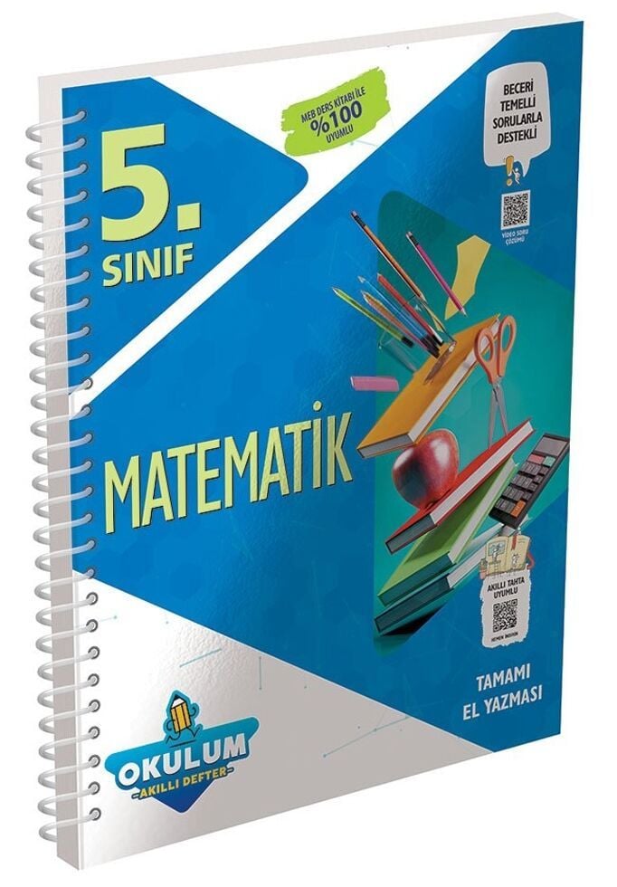 Murat Yayınları 5. Sınıf Matematik Okulum Akıllı Defter