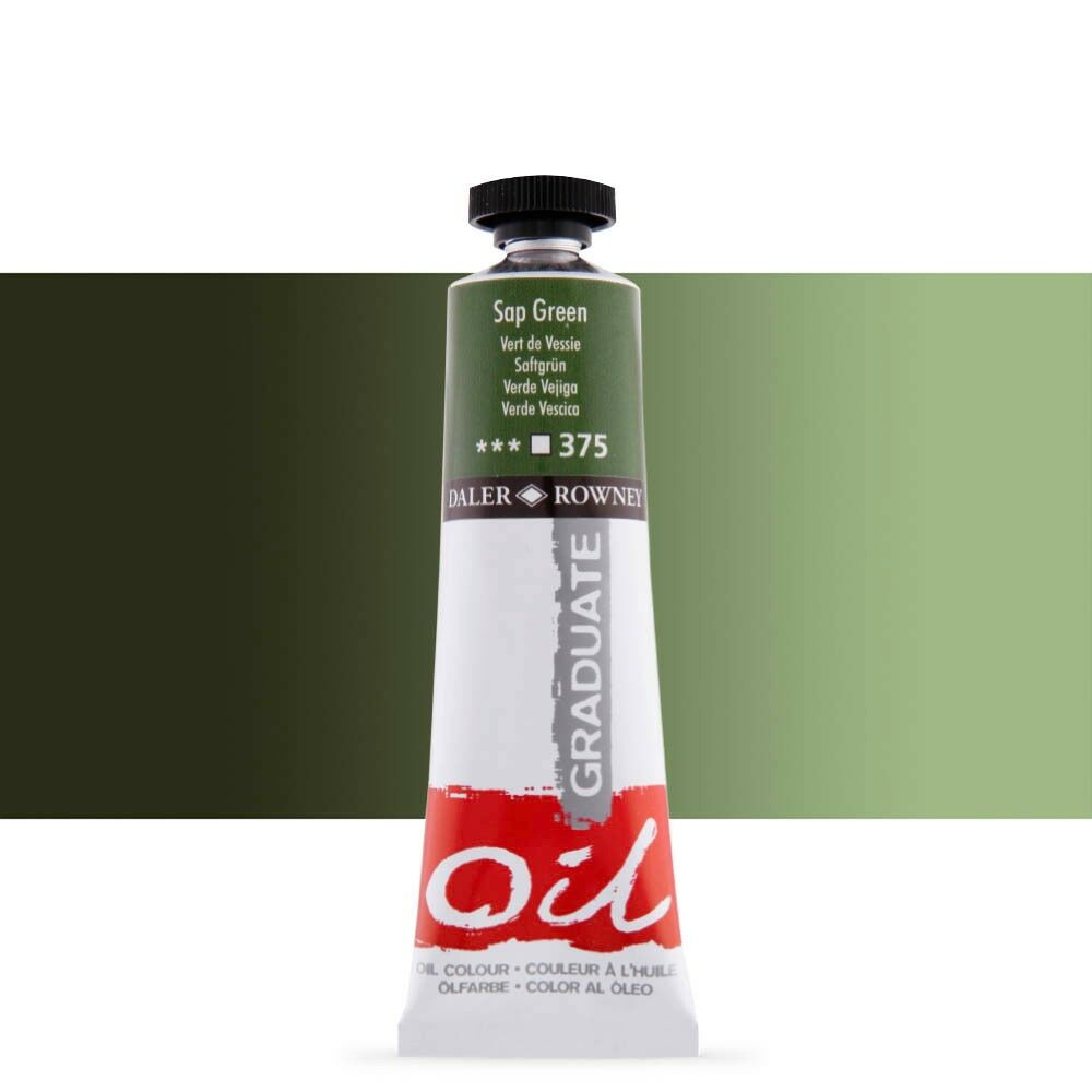 Daler Rowney Graduate Yağlı Boya Oil Color 38ml Sap Green 117038375