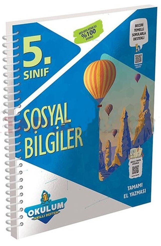 Murat Yayınları 5. Sınıf Sosyal Bilgiler Okulum Akıllı Defter