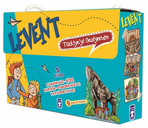 Timaş Çocuk - Levent - Türkiye'yi Geziyorum Seti (5 Kitap Takım)- Mustafa Orakçı