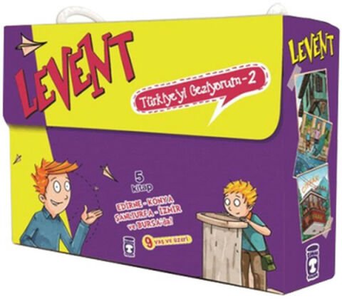 Timaş Çocuk - Levent Türkiye'yi Geziyor 2 - 5 Kitap Takım - Mustafa Orakçı