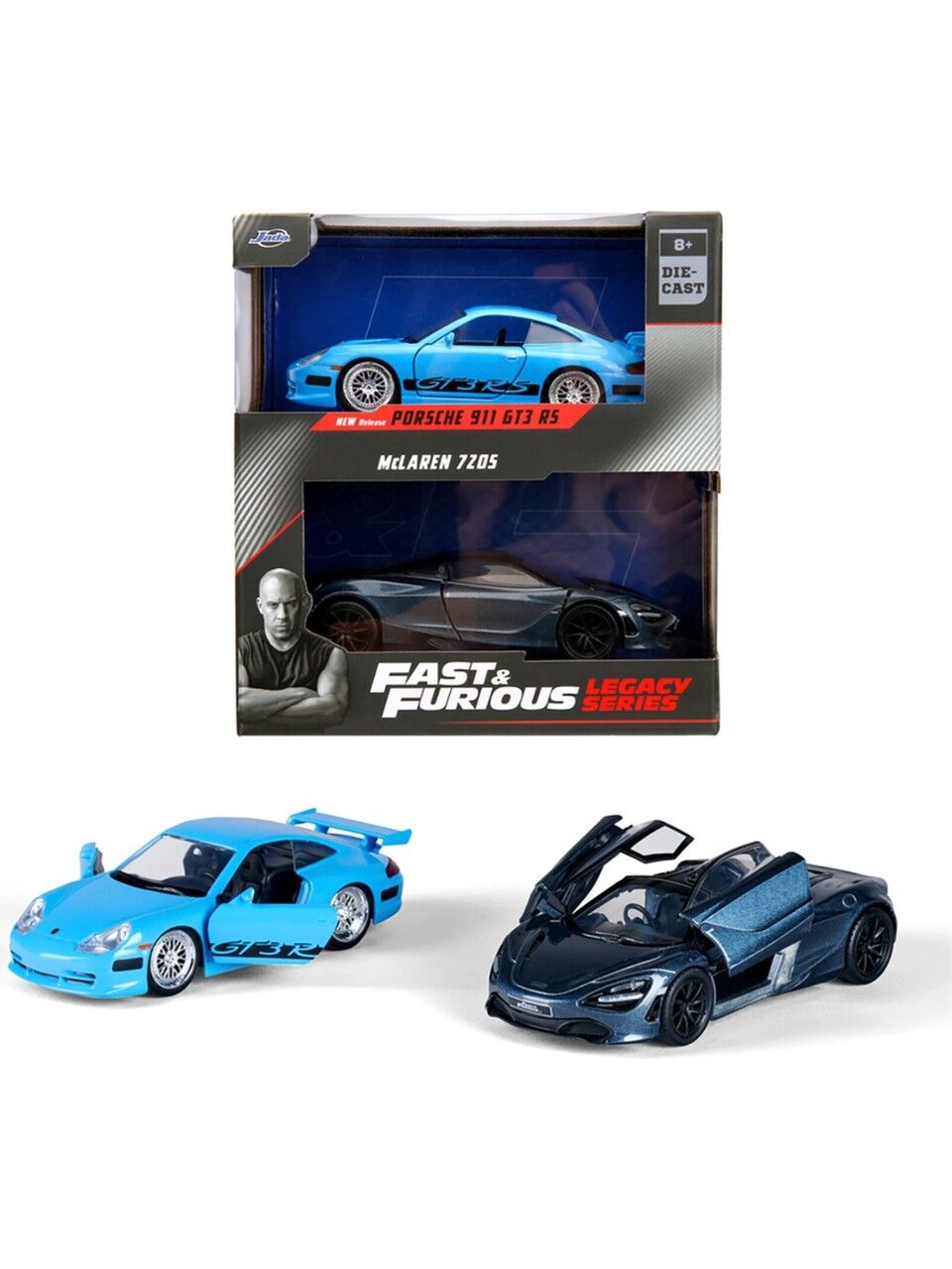 Jada Hızlı & Öfkeli 2'li Paket Porsche 911 Mclaren