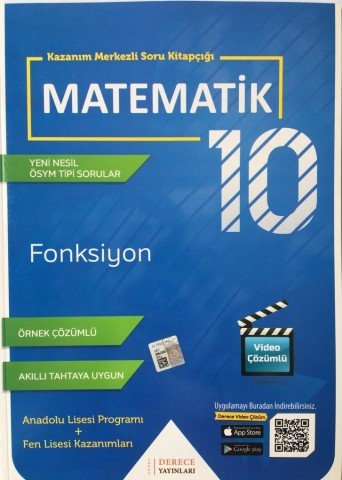 Sonuç Derece Yayınları 10.Sınıf Fonksiyon
