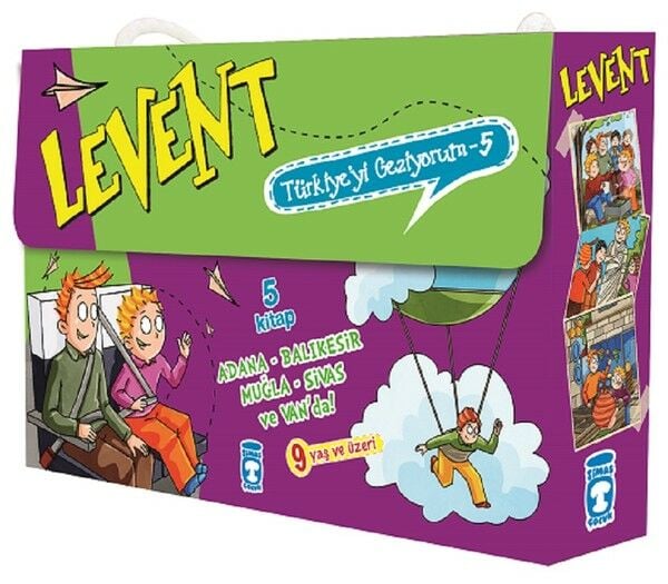 Timaş Çocuk - Levent Türkiye'yi Geziyorum Seti-5 Kitap Takım - Mustafa Orakçı