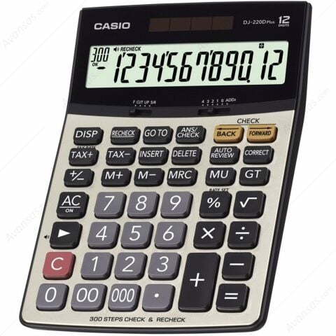 Casio Dj-220D Plus Hesap Makinesi