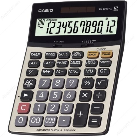 Casio Dj-220D Plus Hesap Makinesi