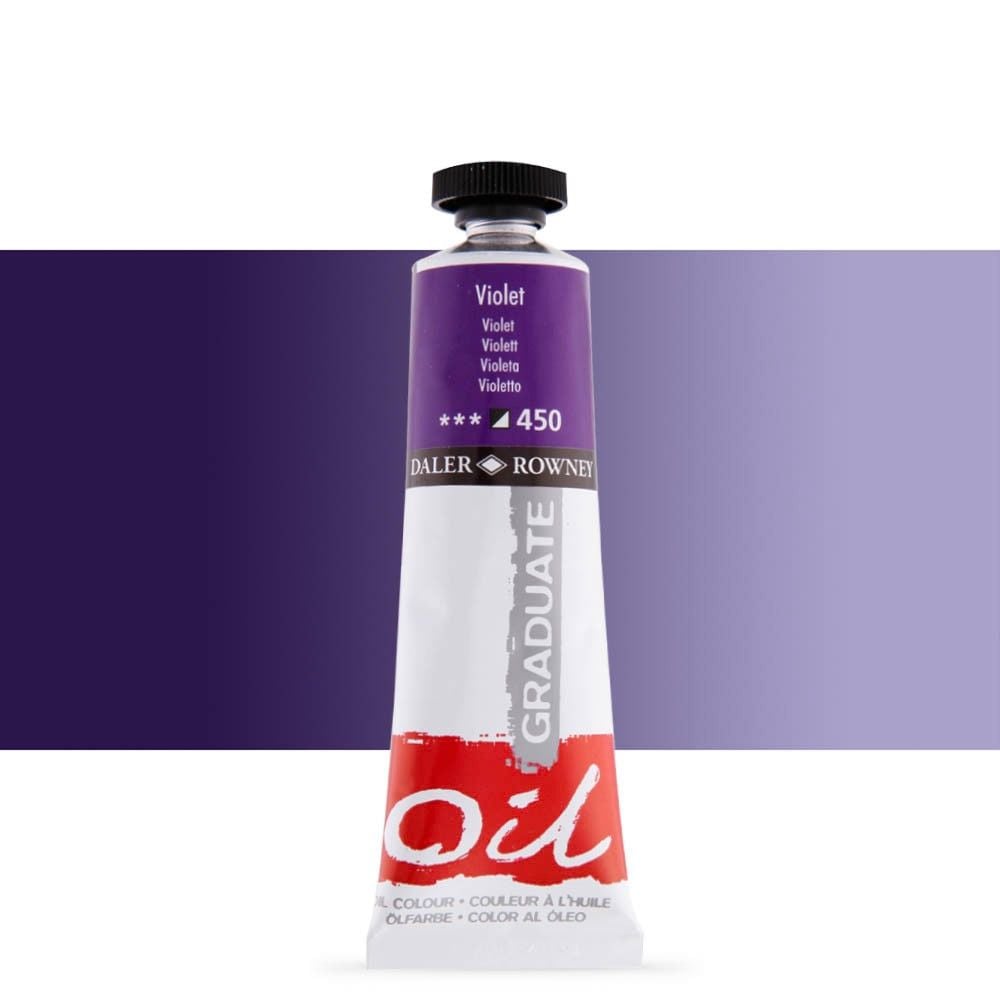 Daler Rowney Graduate Yağlı Boya Oil Color 38ml Violet 117038450
