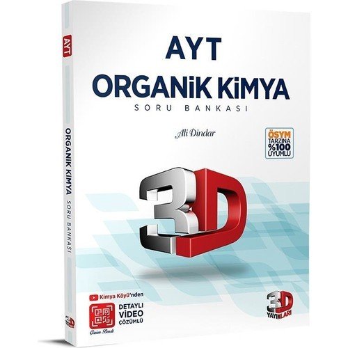 3D Yayınları Ayt Organik Kimya Soru Bankası