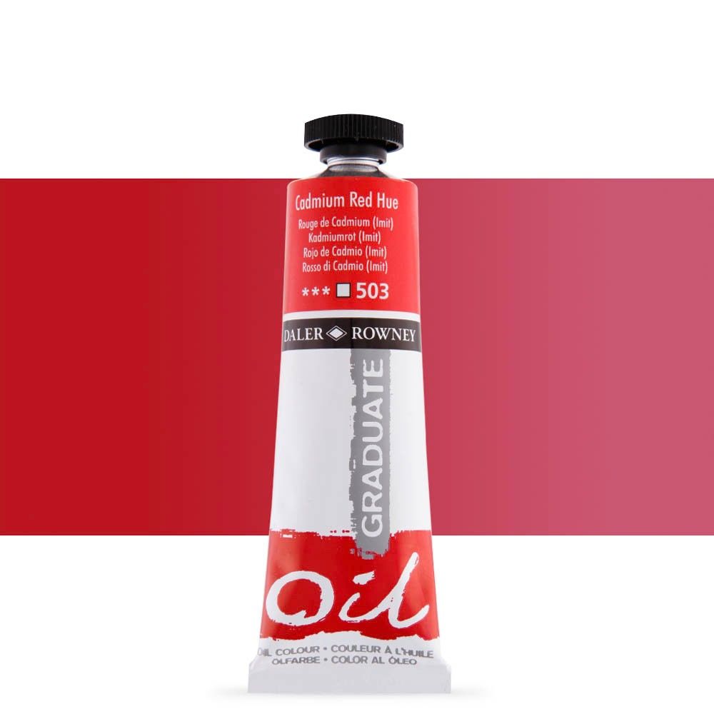 Daler Rowney Graduate Yağlı Boya Oil Color 38ml Cadmium Red Hue 117038503