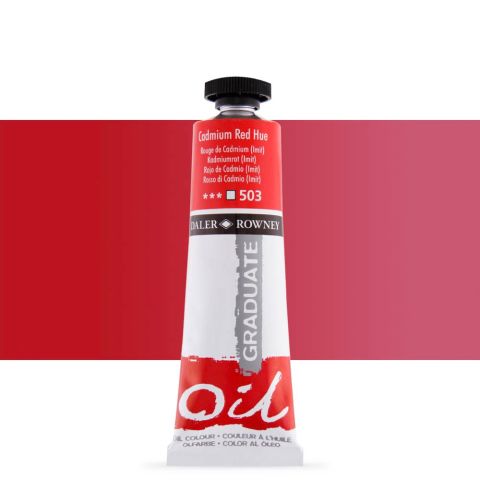 Daler Rowney Graduate Yağlı Boya Oil Color 38ml Cadmium Red Hue 117038503