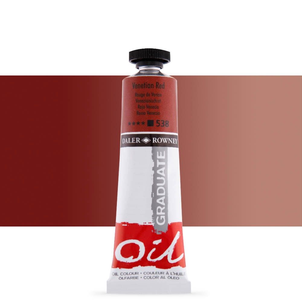Daler Rowney Graduate Yağlı Boya Oil Color 38ml Venetian Red 117038538