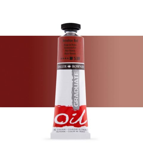 Daler Rowney Graduate Yağlı Boya Oil Color 38ml Venetian Red 117038538