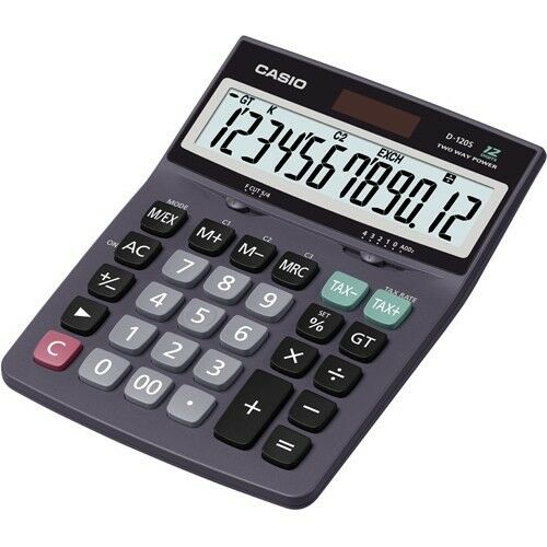 Casio D-120B Hesap Makinesi