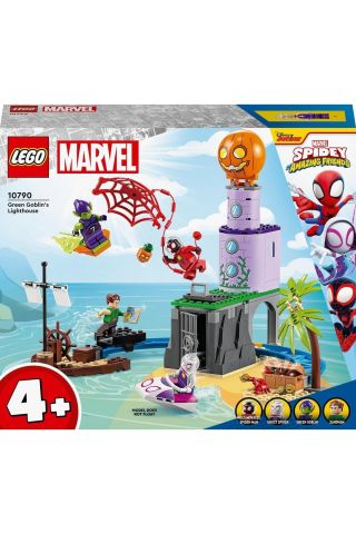® Marvel Spidey Ekibi Yeşil Goblin’in Deniz Fenerinde 10790 - Yaratıcı Oyuncak Seti(149 Parça)