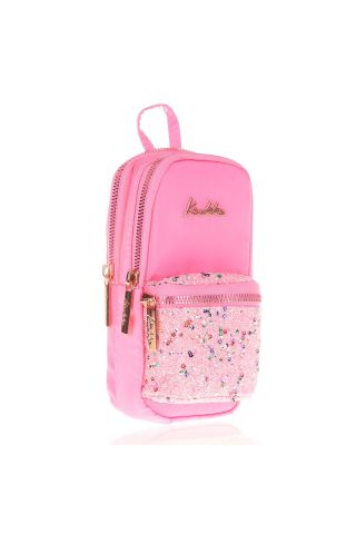 Magic Dreams Junior Bag Kalem Çantası Taşlı Pullu-Pembe K2486
