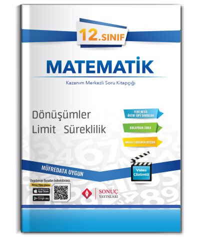 Sonuç Yayınları 12. Sınıf Dönüşümler Limit Süreklilik