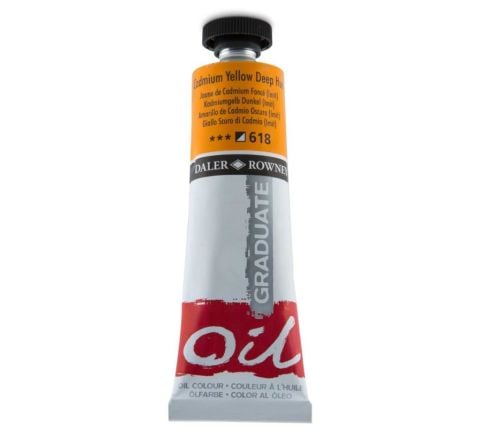 Daler Rowney Graduate Yağlı Boya Oil Color 38ml Cadmium Yellow Deep Hue 117038618