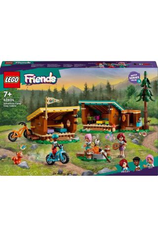 Yeni Friends Macera Kampı Şirin Kulübeler 42624, 7 Yaş ve Üzeri Çocuklar için Tilki Figürü