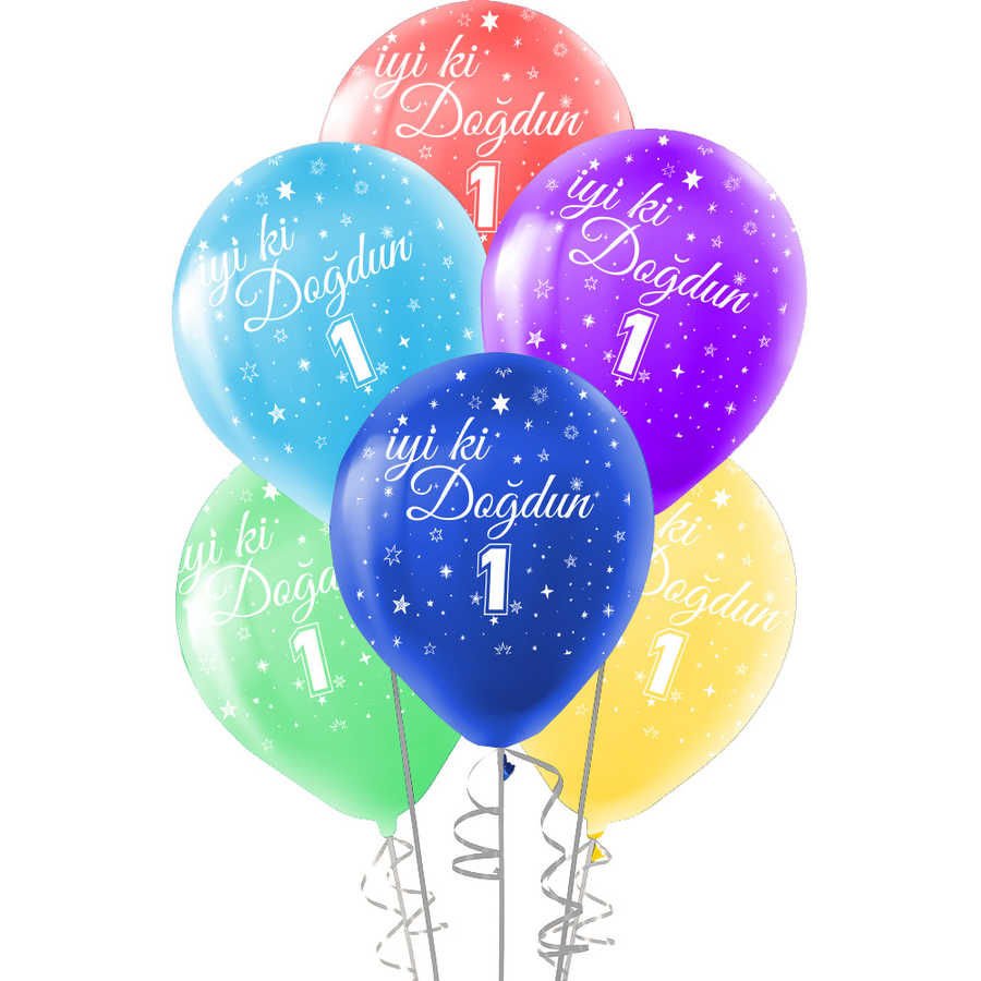 Kikajoy İyi Ki Doğdun Baskılı 100'lü Balon