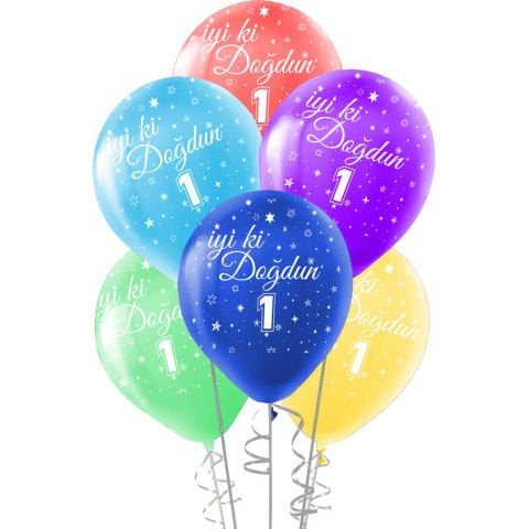 Kikajoy İyi Ki Doğdun Baskılı 100'lü Balon