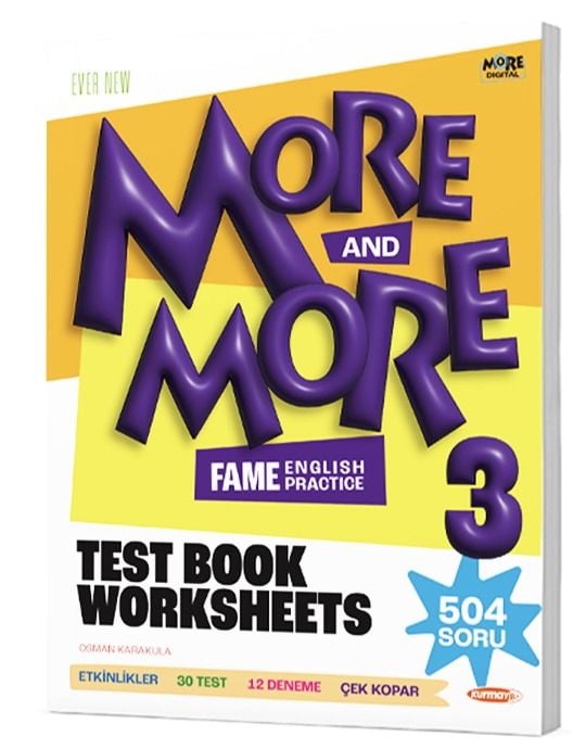 More&More 3. Sınıf Test Book Worksheets