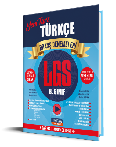 yeni tarz yayınları 8. sınıf lgs türkçe branş denemeleri