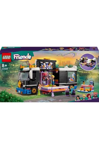 ® Friends Pop Star Müzik Turne Otobüsü 42619  - 8 Yaş ve Üzeri İçin Yapım Seti (845 Parça)