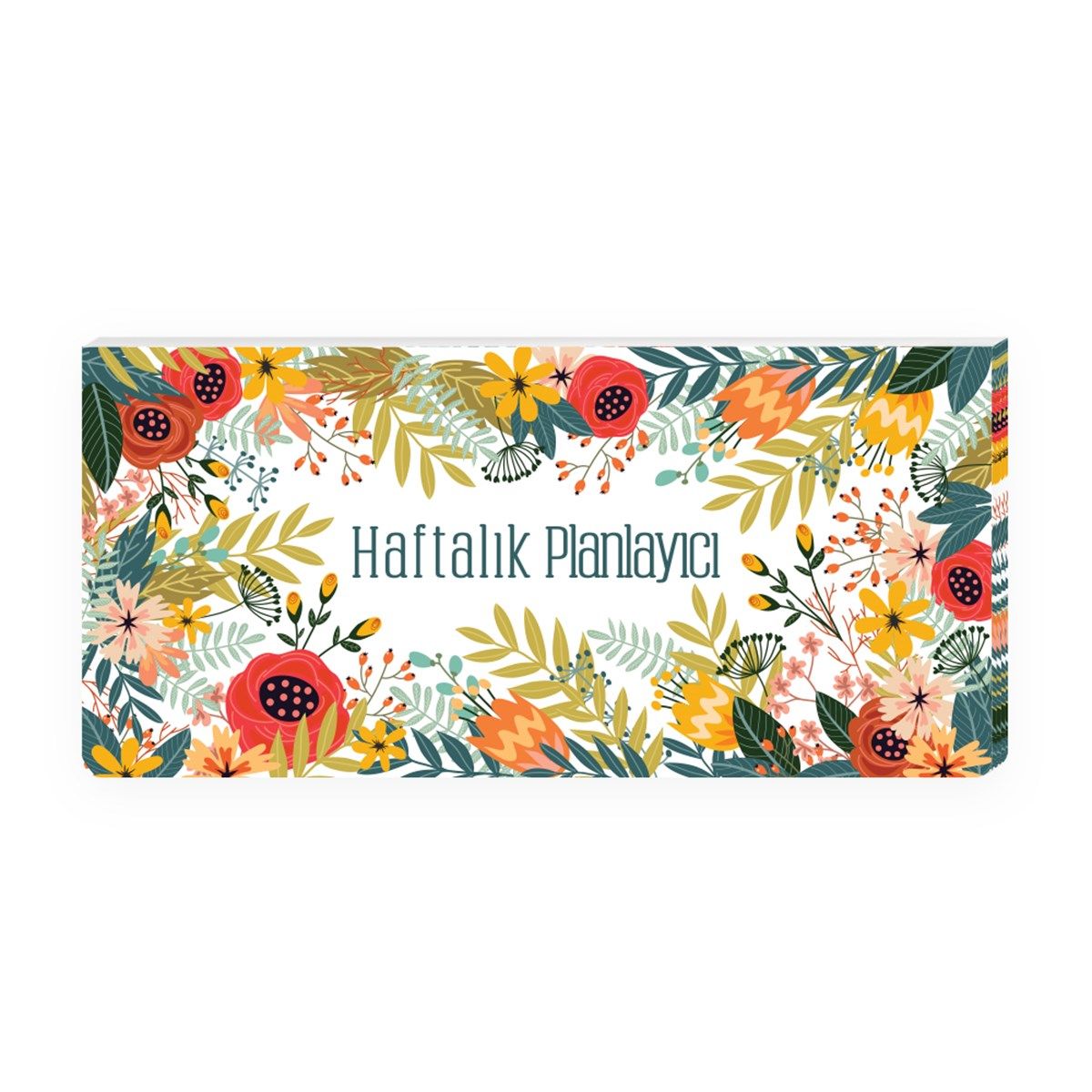 Keski̇n Color 12*26 Haftalik Planner Blok-Spri̇ng Garden
