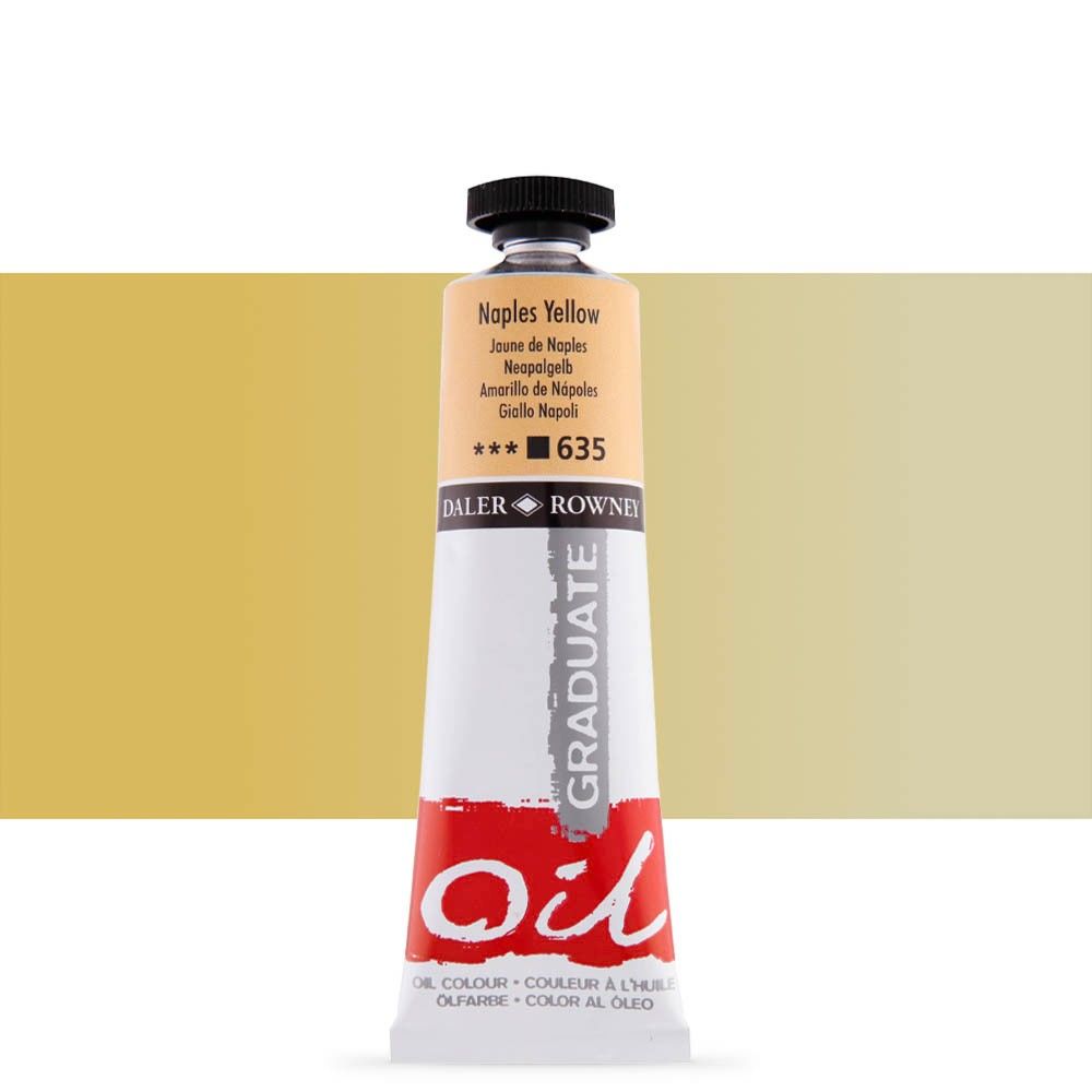 Daler Rowney Graduate Yağlı Boya Oil Color 38ml Naples Yellow 117038635