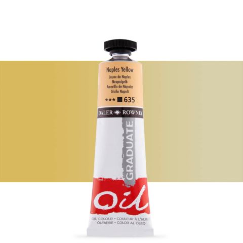 Daler Rowney Graduate Yağlı Boya Oil Color 38ml Naples Yellow 117038635