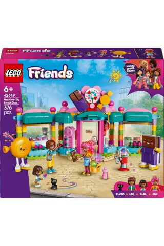® Friends Heartlake City Şekerci Dükkanı 42649 - 6 Yaş ve Üzeri Yapım Seti (376 Parça)