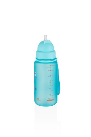 Uzspace 3024 400ml Okyanus Mavisi Desenli Yeni Seri Su Matarası