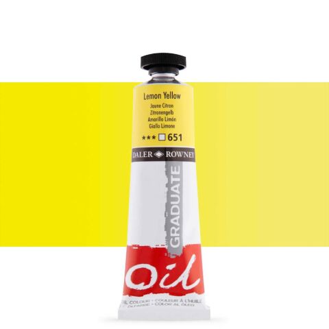 Daler Rowney Graduate Yağlı Boya Oil Color 38ml Lemon Yellow 117038651