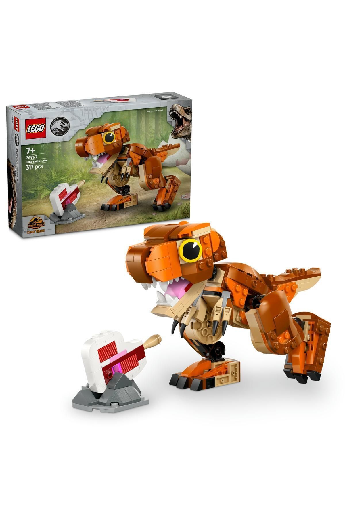 ® Jurassic World Küçük Eatie: T. rex 76967 - 7 Yaş ve Üzeri Yapım Seti (317 Parça)