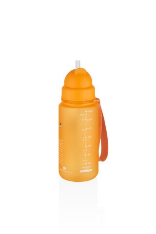 Uzspace 3024 400ml Turuncu Desenli Yeni Seri Su Matarası
