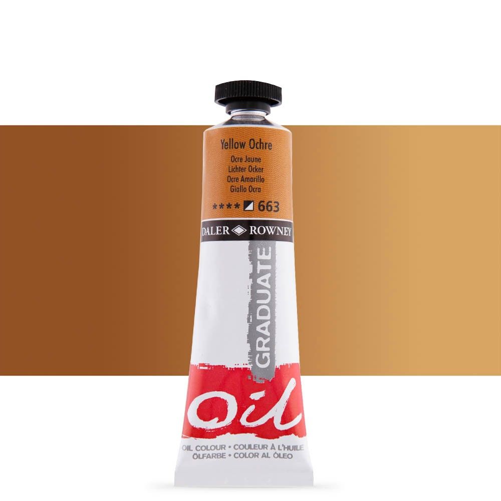 Daler Rowney Graduate Yağlı Boya Oil Color 38ml Yellow Ochre 117038663