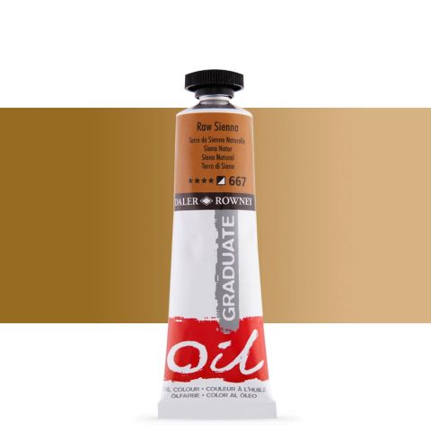 Daler Rowney Graduate Yağlı Boya Oil Color 38ml Raw Sienna 117038667